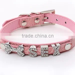 Manufacturer Selling Pet Supplies Crocodile Grain Can Diy Dog Name Dog Collars thumbnail-1