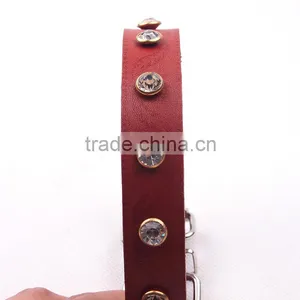 Dog Collars Leather Dog Collars Medium Dog Collar Pets Diamond Collar thumbnail-6