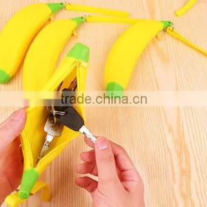 Banana Shaped Silicone Coin Walle/travel Wallet/slim Wallet thumbnail-5