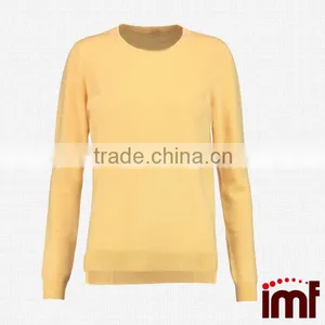 Cashmere Round Neck Sweater Design For Lady Women Top thumbnail-1