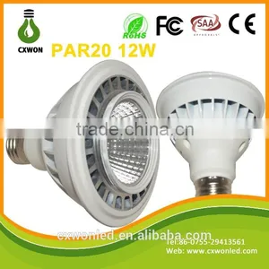 CE Standard Commercial Lighting Ra80 AC85-265V Short Neck 12W LED E27 Par30 thumbnail-3