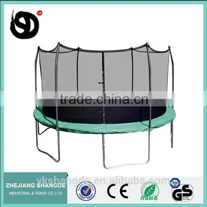 15ft Big Heavy Duty Amusement Trampolines With High Quality With Round Fitness Mats and Child Safety Net thumbnail-4