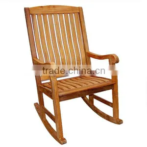 Natural Teak Rocking Chair thumbnail-1