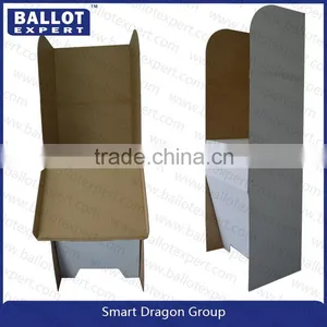 Recyclable Portable And Collapsible Cardboard Election Booth thumbnail-4