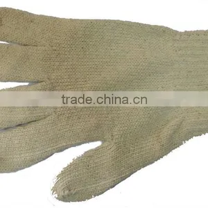 205C RAW WHITE 750 GRAMS 7 KNITTING COTTON SAFETY WORKING GLOVE thumbnail-2