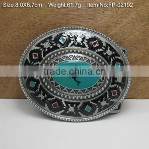 Fashion Metal Designer Gold Plate Belt Buckles thumbnail-4