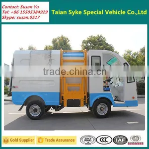 5.5kw Motor Small Size Electric Garbage Collecting Truck Made in China thumbnail-1