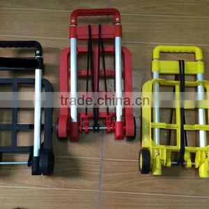 Plastic Colorful Cheap and Portable Foldable Luggage Cart thumbnail-1
