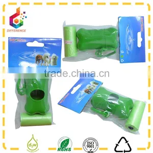 Green Plastic Dog Poop Bag Dispenser and Refills thumbnail-1