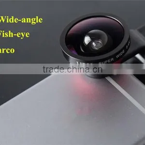 2016 Best Selling !! Universal Clip Fish Eye Lens Wide Angle Macro Mobile Phone Lens For IPhone 6 6s Plus Online Shopping thumbnail-2
