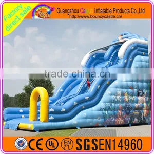 Professional Double Stitching Giant Inflatable Ocean World Slide For Sale thumbnail-3
