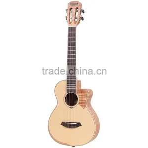 High Quality Ukulele,solid Spruce Top With Cut Design and Fishman EQ,factory OEM thumbnail-1