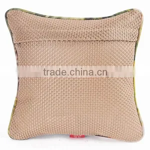 Plain Cotton Lether Throw Pillow Decorative Cover Supplier's Choice thumbnail-5