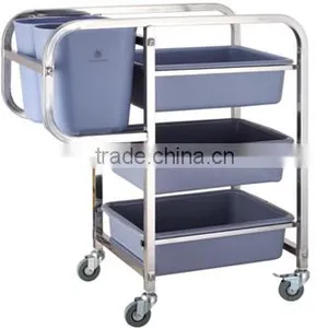 3 Tier Black Utility Cart thumbnail-1
