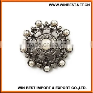 2015 New Design Fancy Brooch, Cheap Bulk Brooch,rhinestone Wedding Brooch thumbnail-6