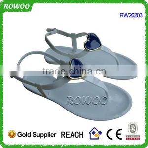 Wholesale Cheap Ladies2016 Plastic Slipper Fashion Pvc Sandals thumbnail-4