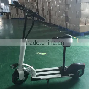 36V350W Electric Scooter With LED Lights / Seat Motorized Kick Mobility Scooter CE / Rohs / FCC Approved thumbnail-1