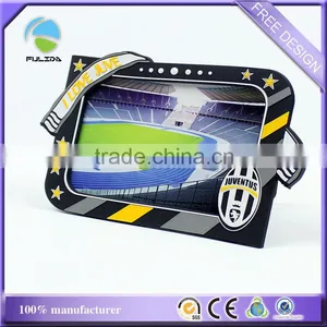 Custom Football Field Promotional Soft Rubber Plastic Photo Frame thumbnail-1