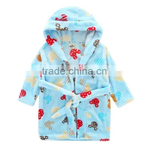 China Supply Super Soft Kids Bath Robe Microfiber thumbnail-5