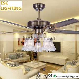 Five Blade 52" Down Lighting Indoor Ceiling Fan thumbnail-1