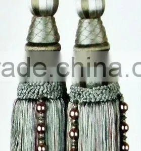 Great Creator Decorative Curtain Tassel Fringe With Rope Braiding thumbnail-1