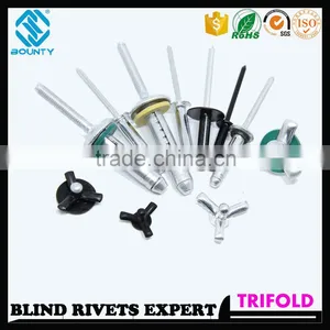 HIGH QUALITY FACTORY ALUMINUM TRIGRIP RIVETS FOR GLASS CURTAIN WALL thumbnail-1