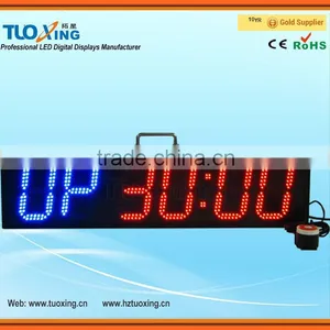 6 Digit 6 Inch LED Digital Race Interval Training Timer thumbnail-1