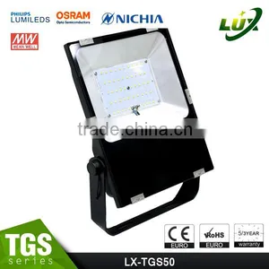 2016 CE Rohs Approved Shenzhen Factory Promotional Price Meanwell Driver Free Lighting Design 50W LED Flood Light Fixture thumbnail-1