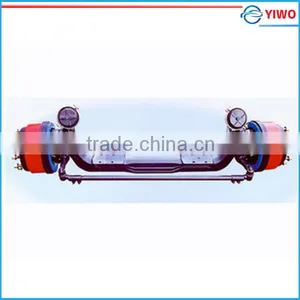 9 Ton Non-drive Disc Braked Steering Front Axle for Heavy Truck and Engineering Vehicle thumbnail-1