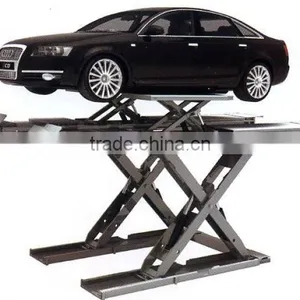 Inground Hydraulic Mobile Scissor Car Lift Ramp 5ton (Mid Rise) thumbnail-1