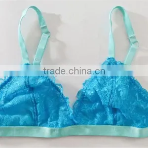 Europe Well Popular Floral Sheer Lace Bralette,wholesale Sexy Lace Bra thumbnail-2