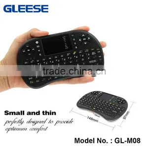 Gleese 2.4G Mini Handheld Wireless Keyboard With Universal Remote Control For Android Smart TV thumbnail-1
