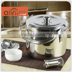 Allnice-stainless Steel no Fire Re-cooking Cookware Energy Saving Cooking Pot, Magic Cooking Pot thumbnail-1