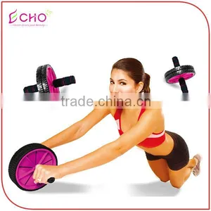Fitness Abdominal Abs Toning Wheel Roller Strengthing Exercise thumbnail-1