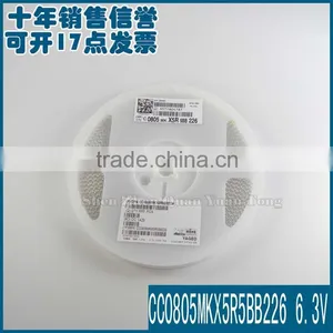 Capacitors CC0805MKX5R5BB226 6.3V NEW thumbnail-1