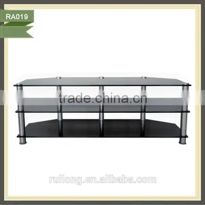 Tempered Glass tv Cabinet tv Stand Parts New Design tv Cabinet RA019 thumbnail-1