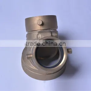 4''*21/2''*21/2''' Fire Department Connection Siamese Y Type Single Clapper Siamese FM/UL Listed Quality Choice thumbnail-2