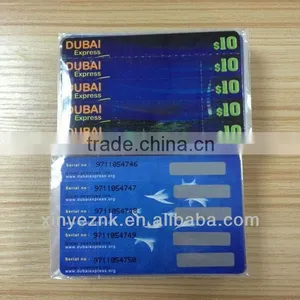 Plastic or 300g Paper Signature Scratch Card Printing thumbnail-1