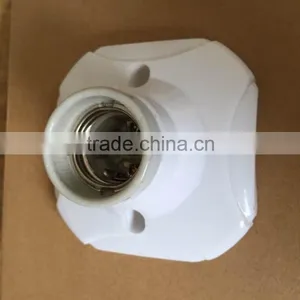 F519PP-1 E27 Porcelain Lampholder With Plastic Cover thumbnail-1