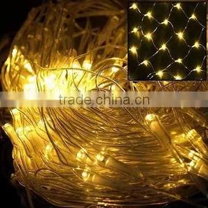 Warm White 300 LED Fairy Net Lights Wedding Party Xmas Garden Deco 4x1.2m thumbnail-1