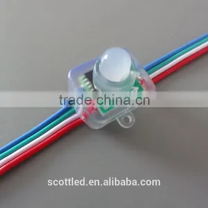 DMX512 Led Pixel String Light,DC5V Input;full Color;50pcs a String,waterproof IP68;Square Shape thumbnail-1