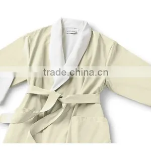 Hotel Bathrobe Such as Waffle Bathrobe Velour Bathrobe Microfiber Bathrobe thumbnail-3