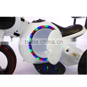 3 Wheels Power Motorcycle Battery Powered Ride On Electric Toy Kid Baby Car thumbnail-3