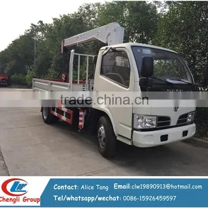 3 Tons Truck Mounted Crane Used is Uzu Crane Truck thumbnail-1