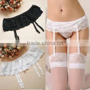 Women Girl Sexy Lingerie Panties Suspender Holder Hook Belt Garter for Stockings Thigh thumbnail-2