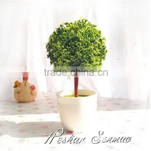 Popular Wedding Decoration 2016 New Artificial Grass Ball With Trunk Green Ball With Competitive Price thumbnail-4