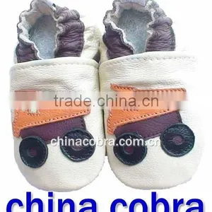 XIAMEN COBRA Top Quality Popular Stripe Baby Shoes Infant Leather Shoes thumbnail-3