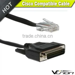 Cisco DB25 to RJ45 CAB-CONAUX Modem/Console Cable, 72-3663-01 thumbnail-1