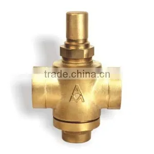 Brass Piston Adjustable Pressure Reducing Valve thumbnail-1