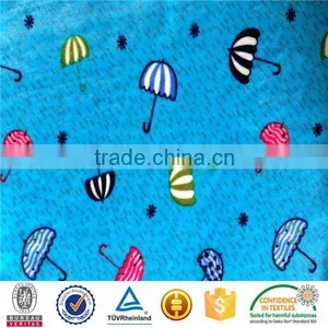 Changshu Factory Directly Selling Spun KS Poly Spandex Velour Fabric For Garment thumbnail-1